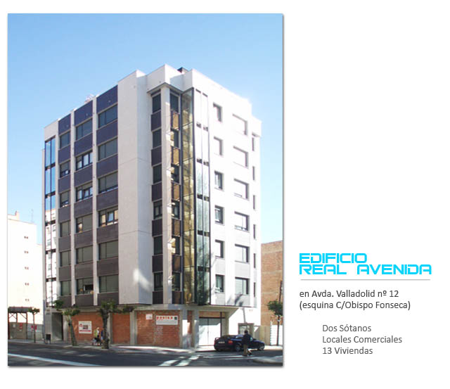 Exterior edificio Avenida Valladolid nº 12. Pavisa Contratas S.L.