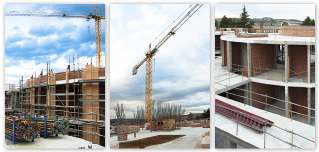 Fotografías de las obras del centro hospitalario de San Juan de Dios en Palencia